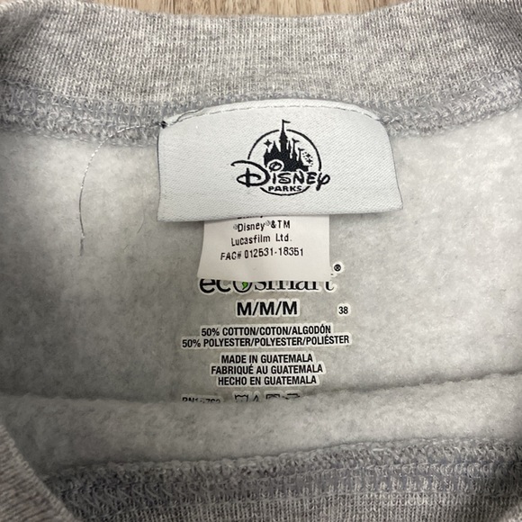 Disneyland Crewneck Sweatshirt Gray Size Medium - Picture 6 of 6